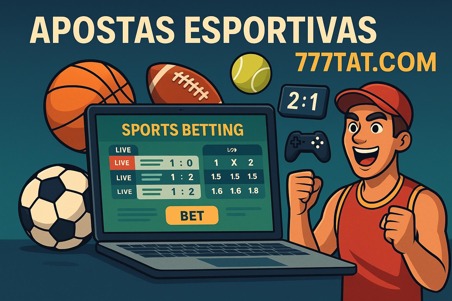 Apostas esportivas no cassino online 777TAT.COM