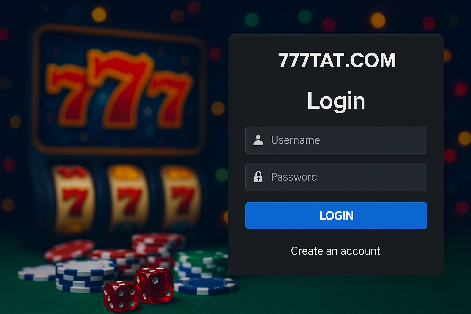 Login no Cassino 777TAT.COM